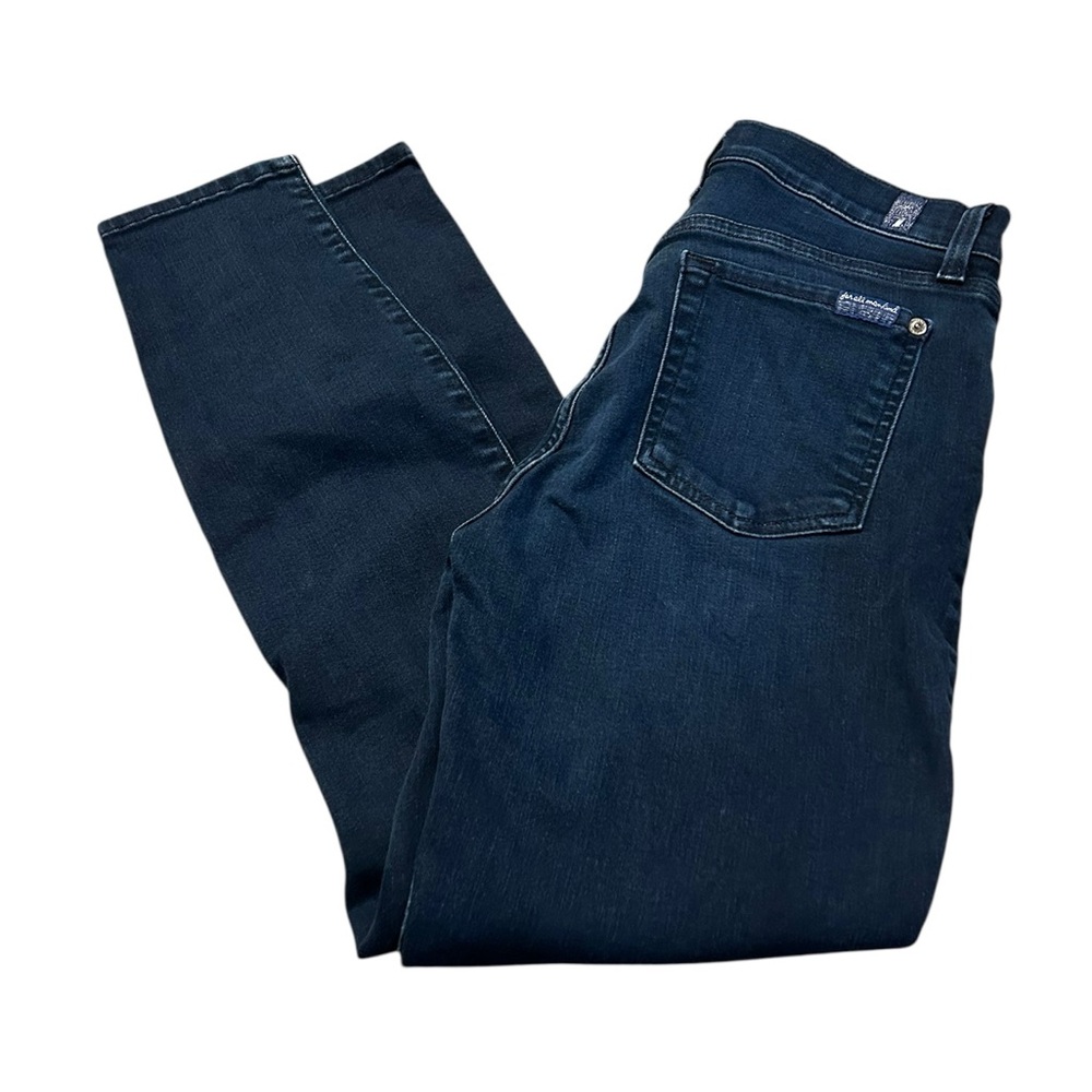 7 FOR ALL MANKIND high waist ankle jeans